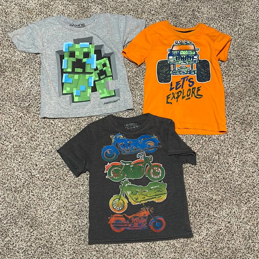 Lot of boys size 5 tees